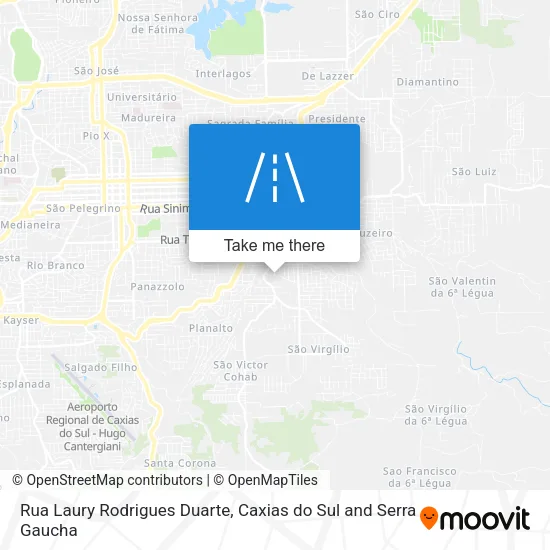 Rua Laury Rodrigues Duarte map