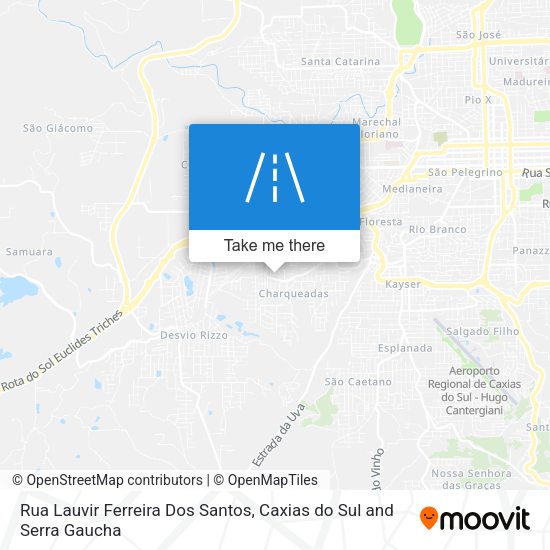 Rua Lauvir Ferreira Dos Santos map