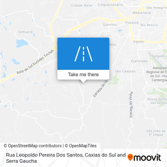 Rua Leopoldo Pereira Dos Santos map