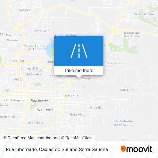 Rua Liberdade map