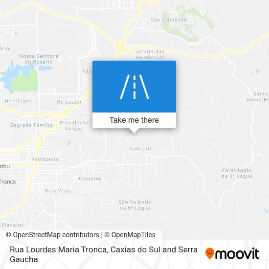 Rua Lourdes Maria Tronca map