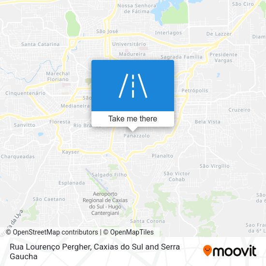 Rua Lourenço Pergher map