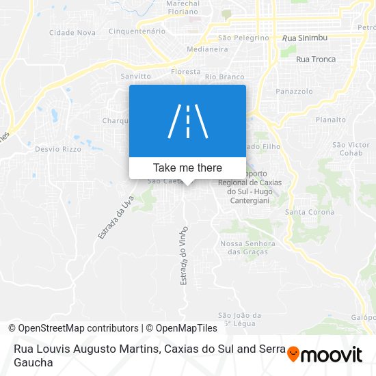 Rua Louvis Augusto Martins map
