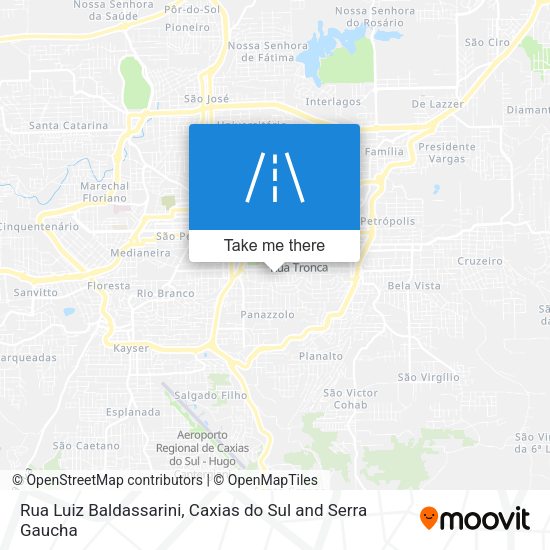 Rua Luiz Baldassarini map