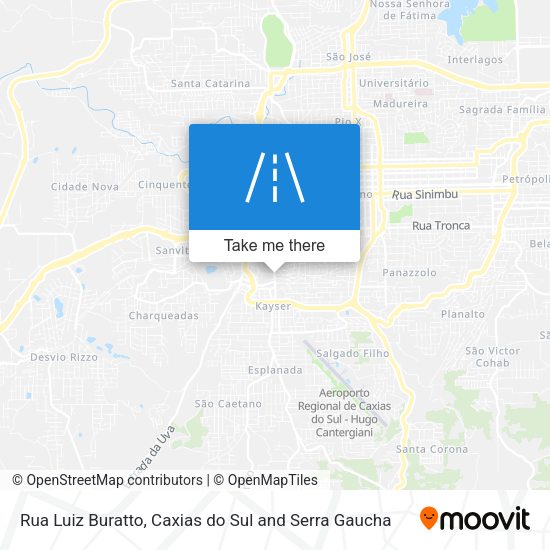 Rua Luiz Buratto map
