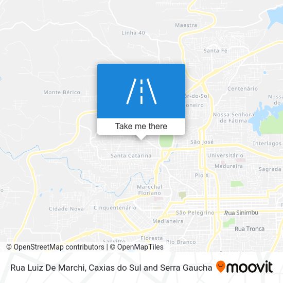 Rua Luiz De Marchi map