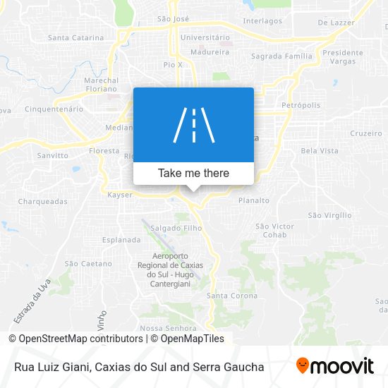 Rua Luiz Giani map