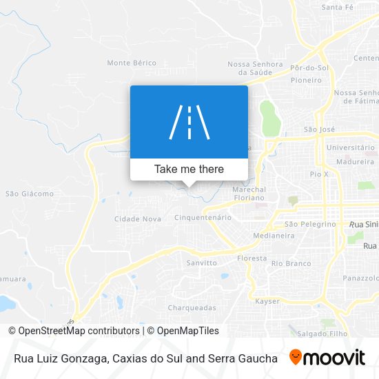 Rua Luiz Gonzaga map