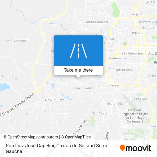 Rua Luiz José Capelini map