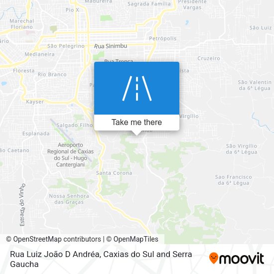 Rua Luiz João D Andréa map