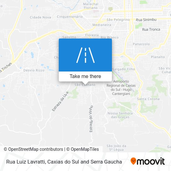 Rua Luiz Lavratti map
