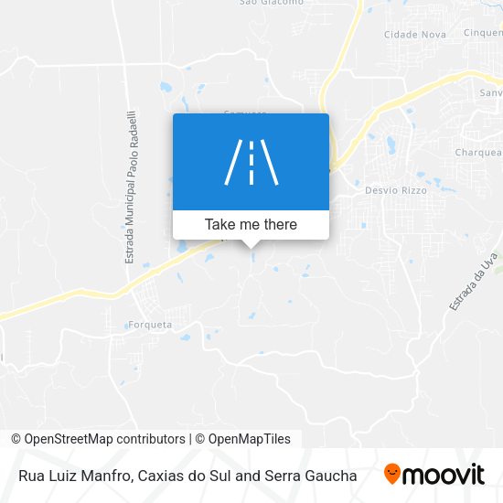 Rua Luiz Manfro map