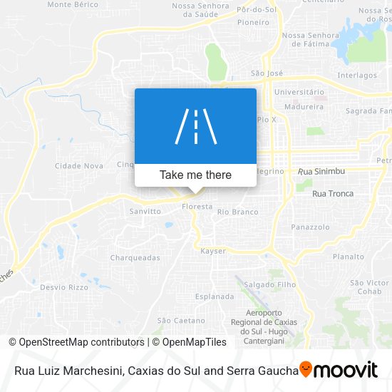 Rua Luiz Marchesini map