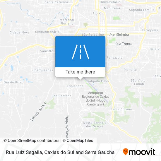 Rua Luiz Segalla map