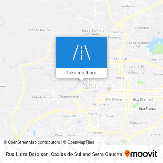 Rua Luiza Barbisan map