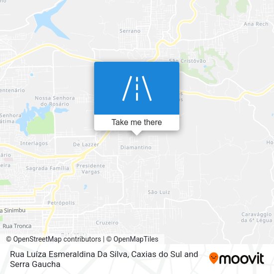 Rua Luíza Esmeraldina Da Silva map