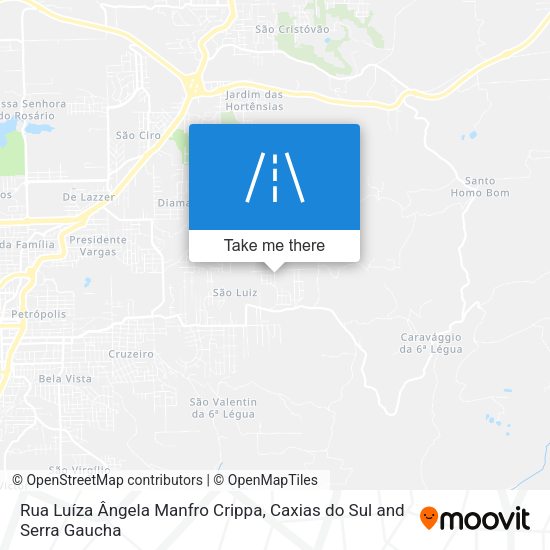 Rua Luíza Ângela Manfro Crippa map