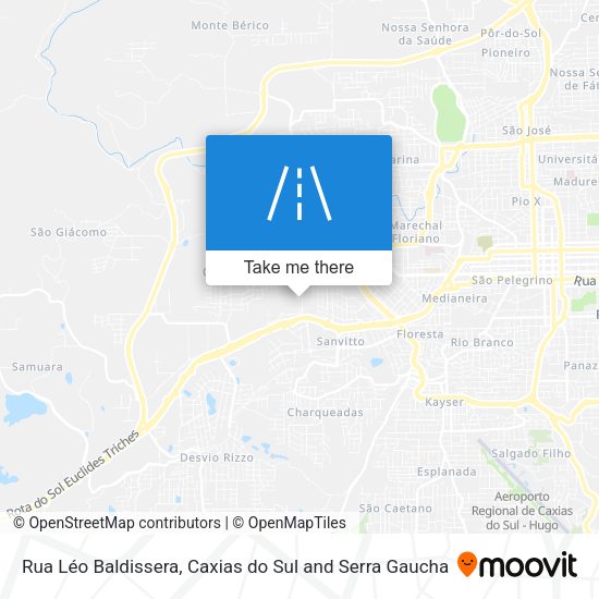 Rua Léo Baldissera map
