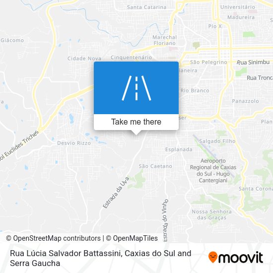 Rua Lúcia Salvador Battassini map
