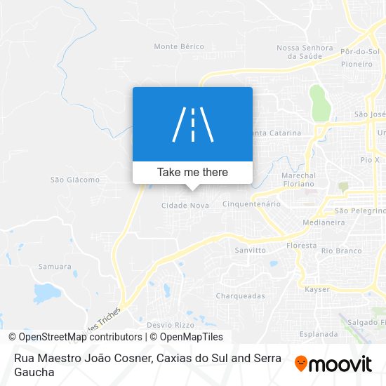 Rua Maestro João Cosner map