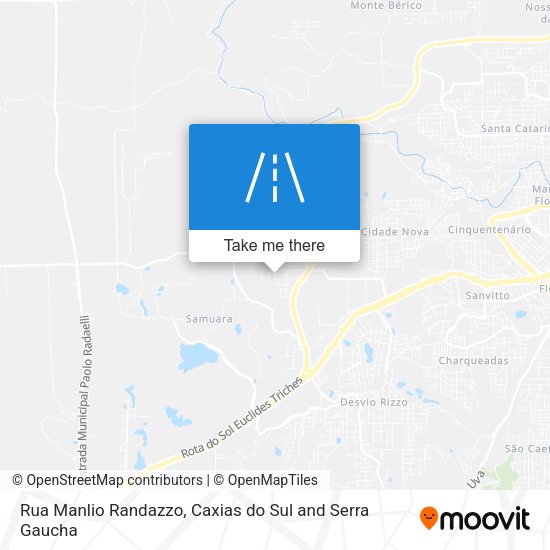 Rua Manlio Randazzo map