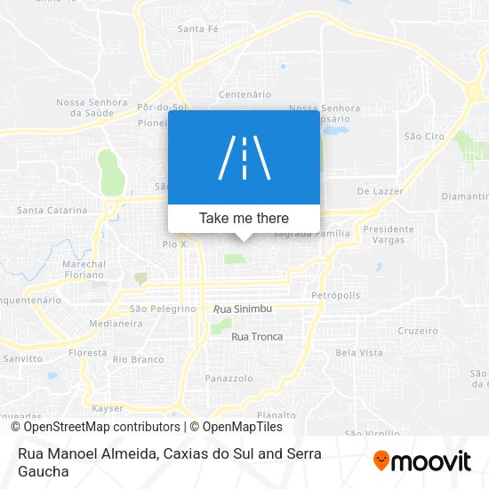 Rua Manoel Almeida map