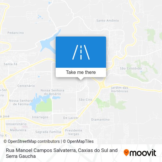 Rua Manoel Campos Salvaterra map