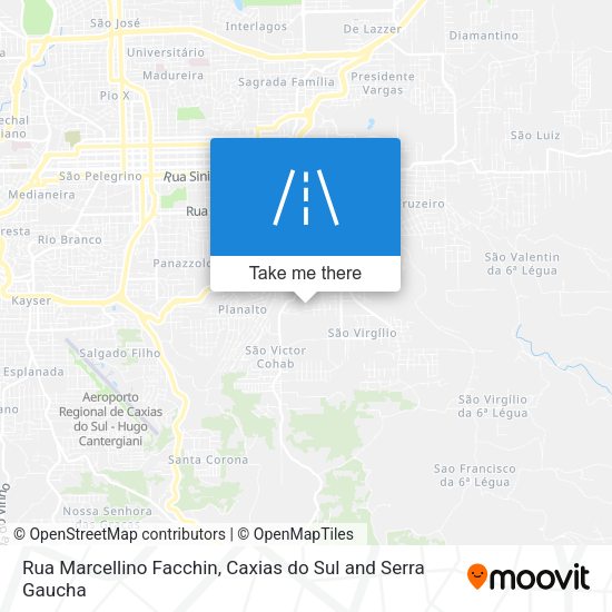 Rua Marcellino Facchin map