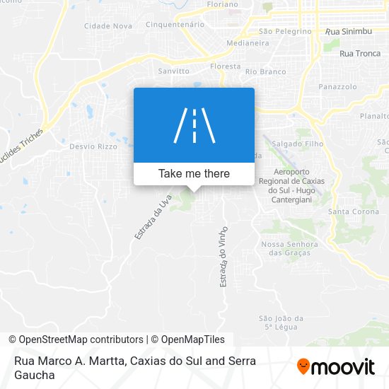 Rua Marco A. Martta map