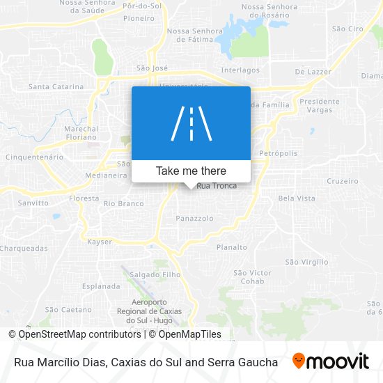 Rua Marcílio Dias map