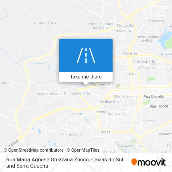 Rua Maria Agnese Grezzana Zucco map