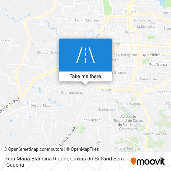 Rua Maria Blandina Rigoni map