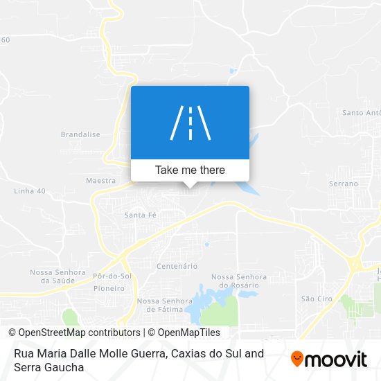 Rua Maria Dalle Molle Guerra map