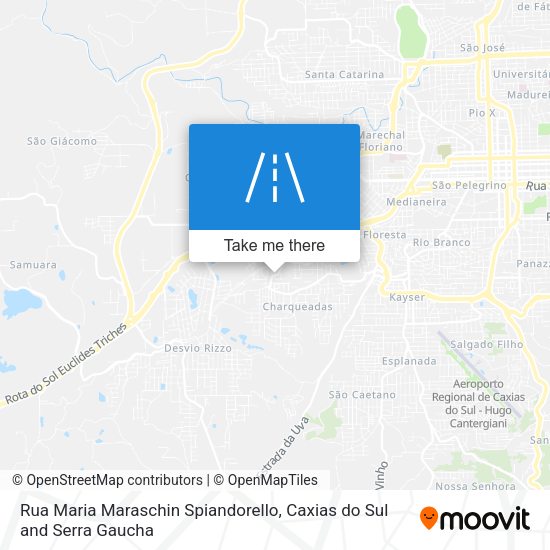 Rua Maria Maraschin Spiandorello map