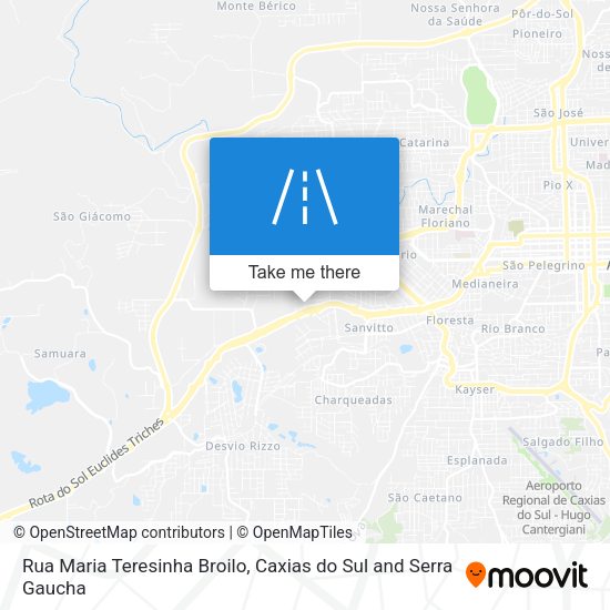 Rua Maria Teresinha Broilo map