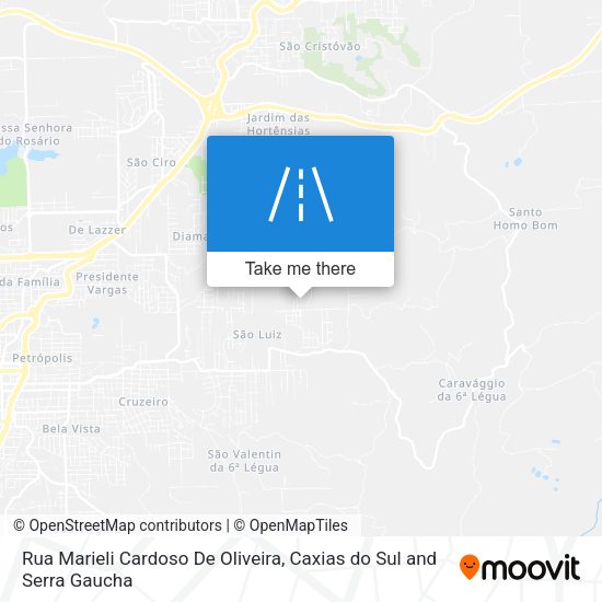 Rua Marieli Cardoso De Oliveira map