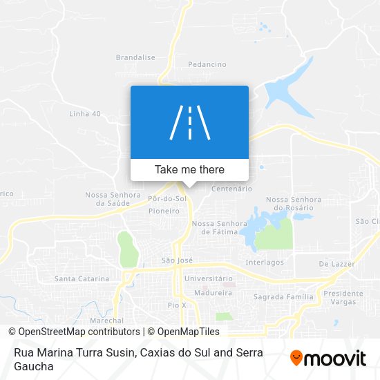 Rua Marina Turra Susin map