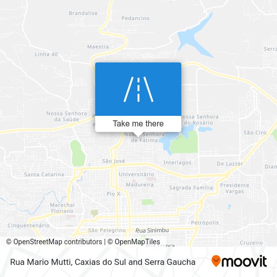Rua Mario Mutti map