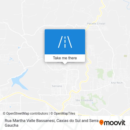 Rua Martha Valle Bassanesi map