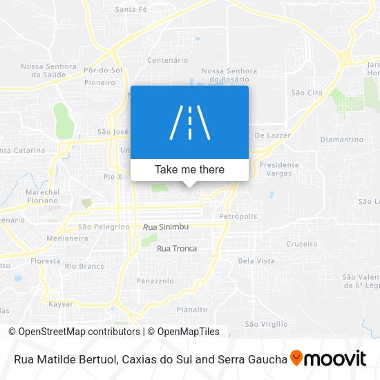 Rua Matilde Bertuol map