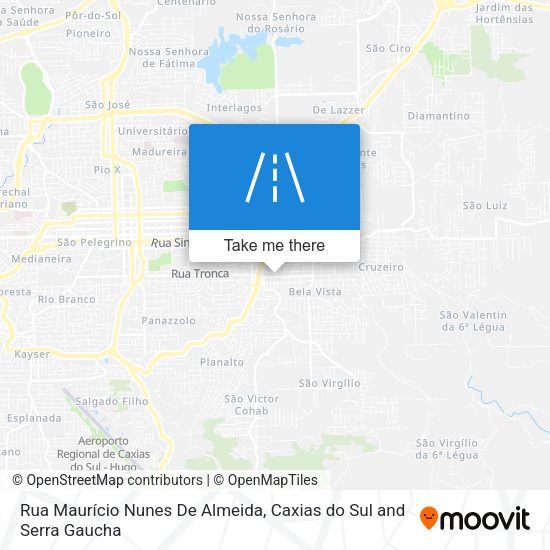 Rua Maurício Nunes De Almeida map