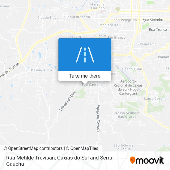 Rua Metilde Trevisan map
