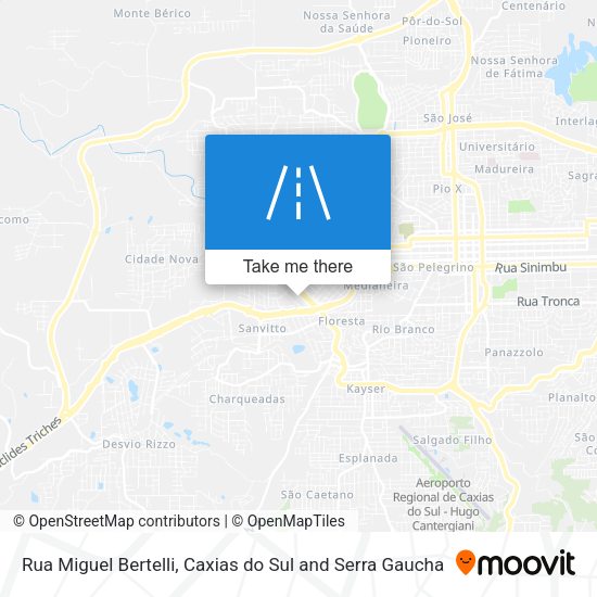 Rua Miguel Bertelli map