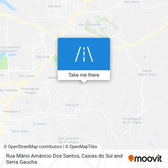 Rua Mário Amâncio Dos Santos map