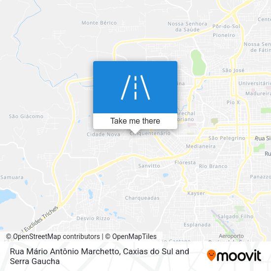 Rua Mário Antônio Marchetto map