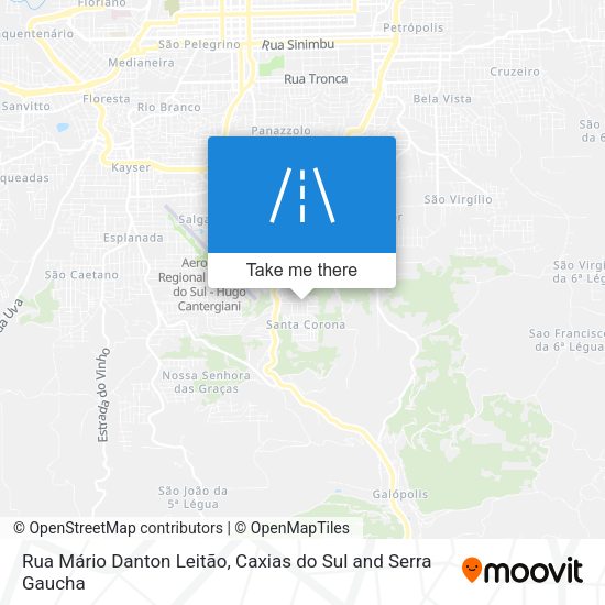 Rua Mário Danton Leitão map