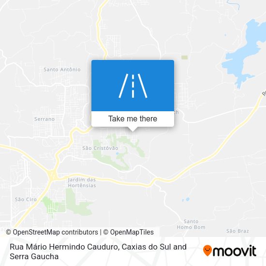 Rua Mário Hermindo Cauduro map