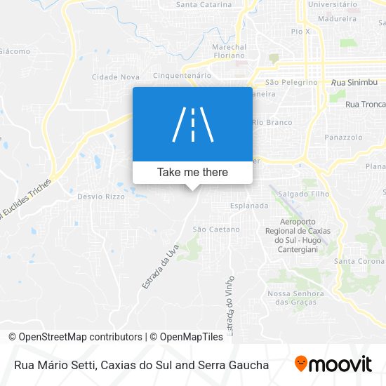 Rua Mário Setti map