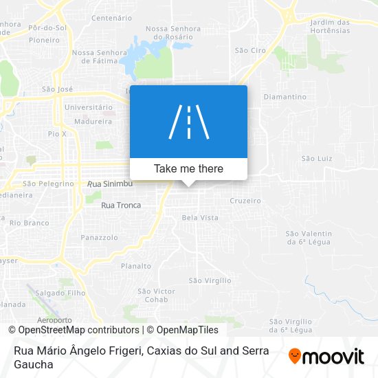Rua Mário Ângelo Frigeri map
