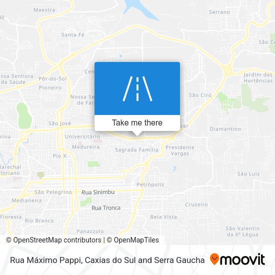 Rua Máximo Pappi map